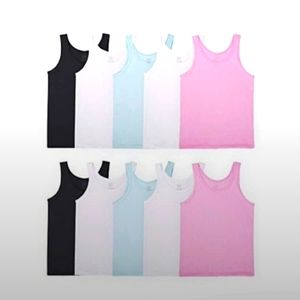 *NWOT Fruit of the Loom (10 Pack) Girls' Pink/Black/White/Blue Tank Tops